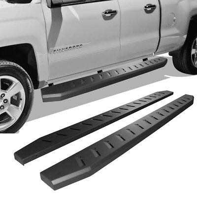 #ad 6quot; Black Raptor Side Steps Running Boards Fit 2015 2022 Chevy Colorado Crew Cab $154.19