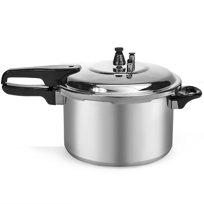 #ad Barton 6 Quart Aluminum Pressure Cooker Canner Valve Stovetop Canning Cooker Pot $42.46
