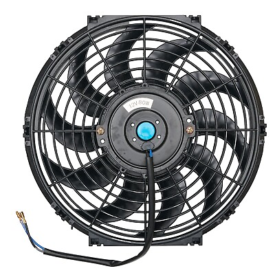 #ad 12V 80W Push Pull Electric Radiator Intercooler Slim Fan Engine Cooling Kit $48.30