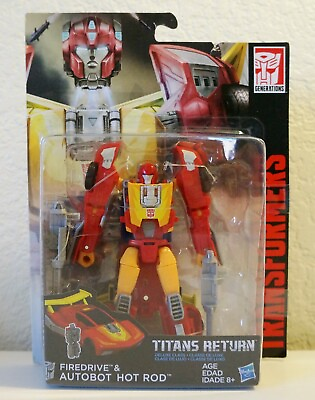 #ad Transformers Generations Titans Return Deluxe Firedrive amp; Autobot Hot Rod $20.99