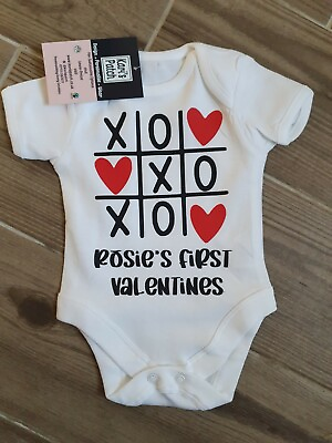 #ad First valentines baby bodysuit GBP 5.99