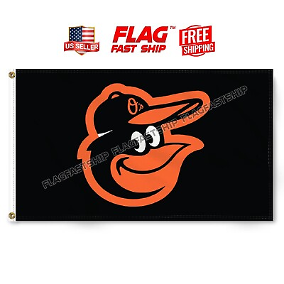 #ad Baltimore Orioles Flag 3X5 Baseball Banner Old School Logo FREE USA Shipping $12.98