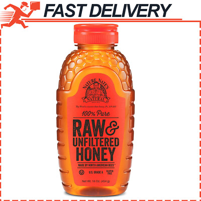 #ad Honey Nature Nate’s 100% Real Organic Raw Unfiltered Pure North American Honey $11.23