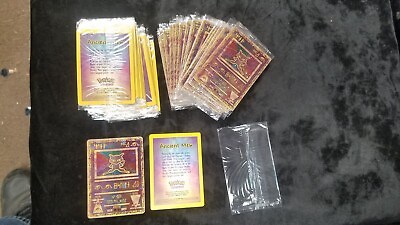 #ad Ancient Mew Pokemon Movie Promo Double Holo Foil Rare 2000 Card New Open Package $34.99