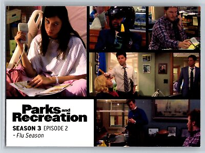 #ad 2013 Press Pass Parks and Recreation Season 3 Episode 2 Flu Season #32 $1.95