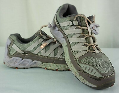 #ad KEEN Womens Trail Walking Hiking Shoe Metatomical Footbed Size 6 Gray amp; Mauve $24.95