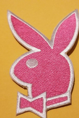 #ad Playboy Bunny Worldwide Shipping Embroidered Patch approx. 2.5 x 3.5quot; $7.58