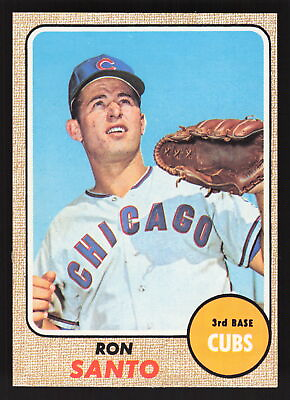 #ad 1968 Topps Ron Santo #235 Chicago Cubs Vintage HOF EX $7.99