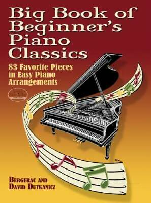 #ad Big Book of Beginner#x27;s Piano Classics: 83 Favorite Pieces in Easy Piano A GOOD $7.52