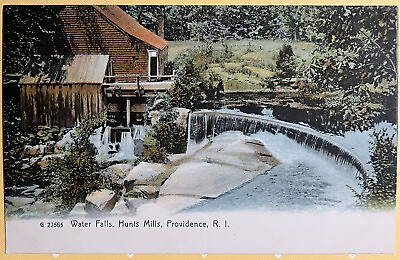 #ad #ad Providence RI Hunt Hills Waterfall Rhode Island Vintage Postcard c1900 $11.95