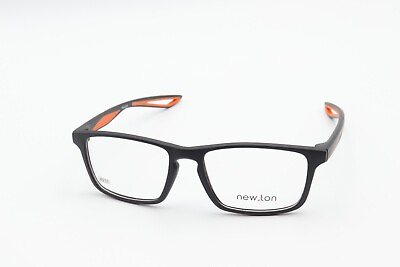 #ad new^ton NK4280 C5 Matte Black Orange Inners 52 18 145 Men#x27;s Eyeglass Frames A257 $39.99