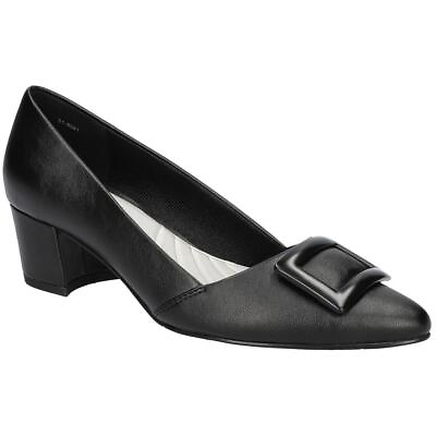 #ad Easy Street Womens Dali Black Pointed Toe Pumps Shoes 9.5 Medium BM BHFO 4890 $18.99