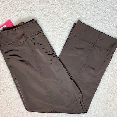 #ad NEW Eye Pants with Cropped and Flared Leg Size 10 $19.48