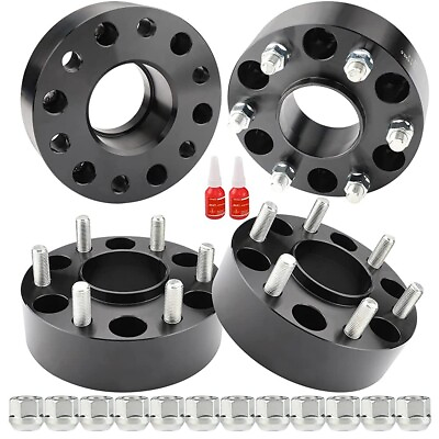 #ad 4Pcs 2quot; 6x5.5 Wheel Spacers Hubcentric for Chevy Silverado 1500 Tahoe GMC Sierra $94.99