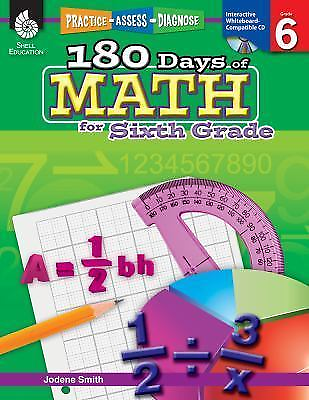 #ad 180 Days of Math: Grade 6 Daily Math Practice Workbook for Classroom and Home c3 $14.00