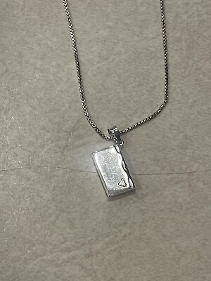 #ad Sweet Sterling 925 Love Letters Necklace Pendant And Chain $25.00