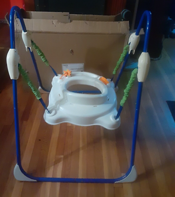 #ad 2000#x27;s Baby Fisher Price Deluxe Jumperoo Bouncer NO SEAT FABRIC $35.00