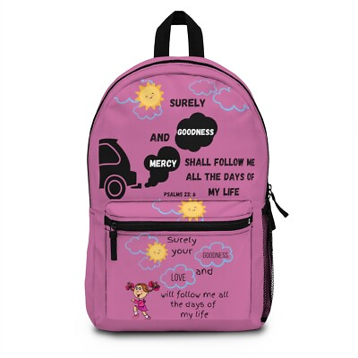#ad Backpack Jesus psalm 23 children back school dorm college travel girl bag book $44.00