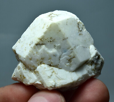 #ad 54 Gram Unusual Full Terminated White Color Gonnardite Crystal with Pyrite $99.99