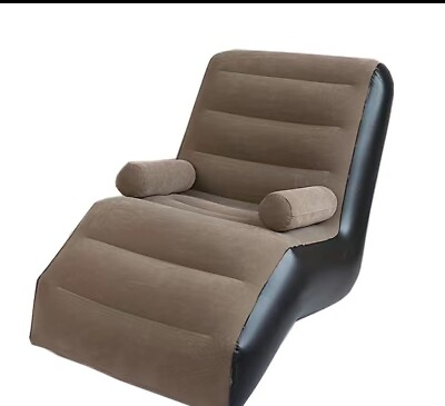 #ad Plush inflatable Desk chair sofa $60.80