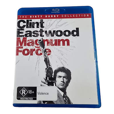 #ad Magnum Force Blu ray 1973 Clint Eastwood Region Free AU $16.20