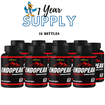 #ad Endopeak Bodybuilding amp; Weight Support 12 Bottles 720 Capsules $199.99
