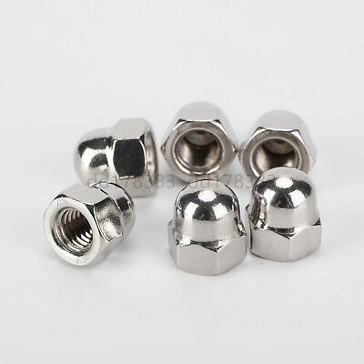 #ad UNC Acorn Nut Hexagon Domed Cap Nuts #6 #8 #10 1 4quot; 3 4quot; 304 Stainless Steel $37.09