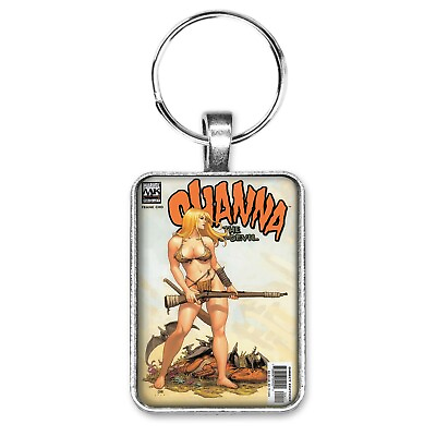 #ad Shanna The She Devil #4 Cover Key Ring or Necklace Frank Cho Sexy Comic Book $12.95