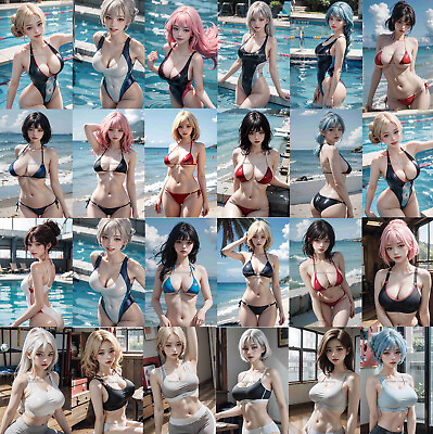 #ad Cosplay Poster 24quot; x 36quot; inch Anime Girl Model Prints Buy 2 get 1 Free Part Z $14.69