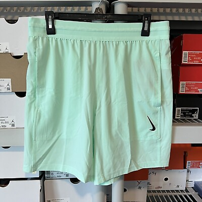 #ad Nike Yoga Training Shorts Mint Green Dri Fit CZ2235 379 Men’s Size M Medium $50.00