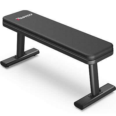 #ad Flat Weight Bench Workout Bench Max Load 1450LBS 660KG Strength Training Benc... $86.45