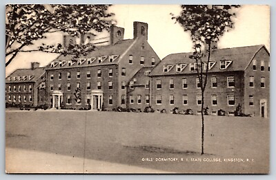 #ad Rhode Island Girl#x27;s Dormitory Kingston Rhode Island RI Vintage Postcard $6.95