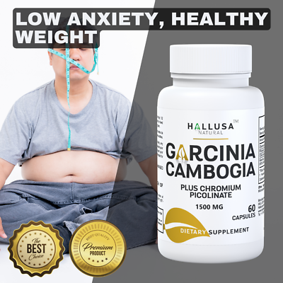 #ad GARCINIA CAMBOGIA Weight Support* Appetite Control Fat Burner 60 Caps $15.97