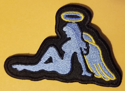 #ad 4 Angel Mud Flap Embroidered Patch approx 2x3.25quot; $19.99