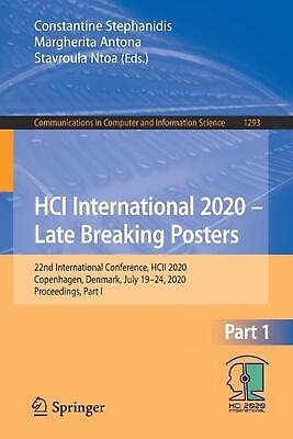 #ad HCI International 2020 Late Breaking Posters: 22nd International Conference HCI $124.35
