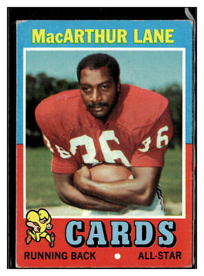 #ad MacArthur Lane 1971 Topps #135 St. Louis Cardinals All Star Rookie RC $2.95