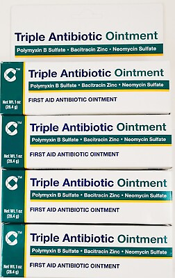 #ad Triple Antibiotic First Aid Ointment 1 oz. By Gamp;W Labs PACK OF 4 EXP:02 2025 $19.37