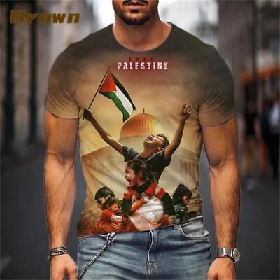 #ad Unisex Free Palestine T Shirt Palestine Flag Shirt Peace Shirt S 6XL $19.49