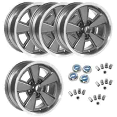 #ad Year One Wheels GZW1784K Cast Aluminum 5 Spoke Rally Wheel Kit 4 17 x 8 with 4 $1100.65
