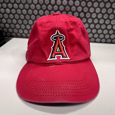 #ad Anaheim Angels Hat Cap Strap Back Red MLB Baseball Baseball California Mens $18.88