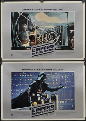 #ad Star Wars: EMPIRE STRIKES BACK 1980 19X26 X 12 ITALIAN PHOTOBUSTA MOVIE POSTER $1000.00