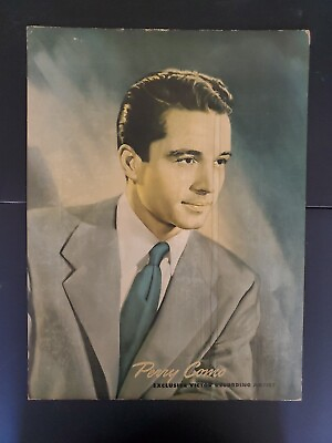 #ad Perry Como Exclusive Victor Recording Artist Portrait 24x18 Photo Cardboard $79.96