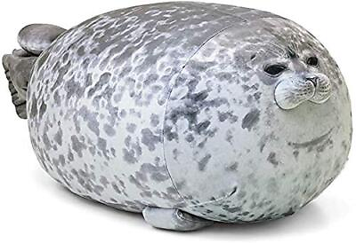 #ad Chubby Blob Seal Pillow Cute Seal Plush Toy Cotton Stuffed Animals Small $21.96