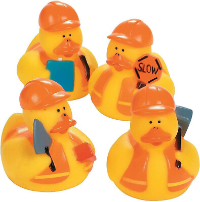 #ad Construction Rubber Duckies Set of 12 Ducks Ducks Ducky Duck $15.99