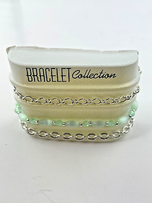 #ad Bracelet Collection Three 7quot; Long Fashion Bracelets Lobster Claw Closures $14.88