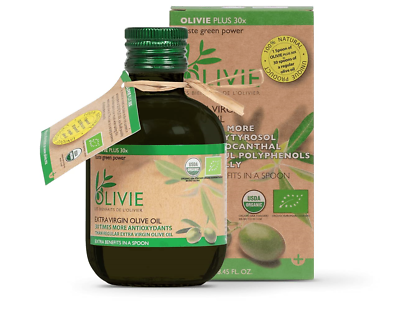 #ad Organic High Polyphenol Rich Extra Virgin Olive Oil OLIVIE PLUS 30X Moroccan $29.95
