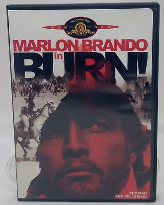 #ad Burn DVD 1969 Widescreen Marlon Brando Burn Hard to Find HTF $13.97