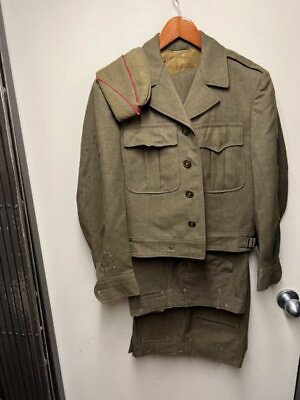 #ad World War 11 Field Officers 100% Wool Uniform $125.00
