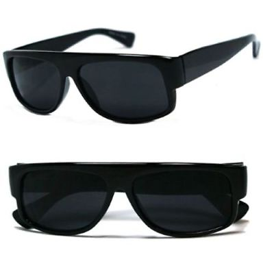 #ad Black Locs Sunglasses Super Dark Lens Mad Doggers Cholo Lowrider OG Gafas Shades $9.99
