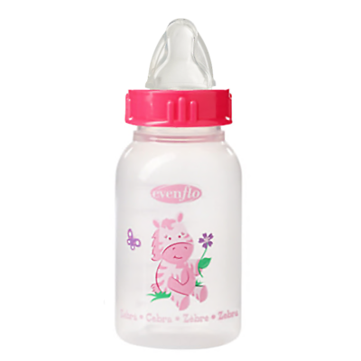 #ad Evenflo Zoo Friends Baby Bottle With Anatomic Nipple 4 oz 1339111 $10.99